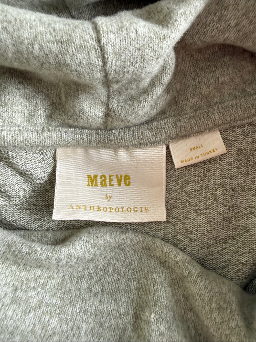 Anthropologie Maeve Olive Cowl-Neck Pullover Sweater Size S - Picture 3 of 5